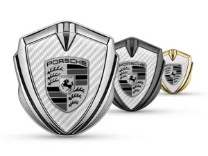 Porsche Insignias de Coche Vista Exclusiva Estilo Drift Puro